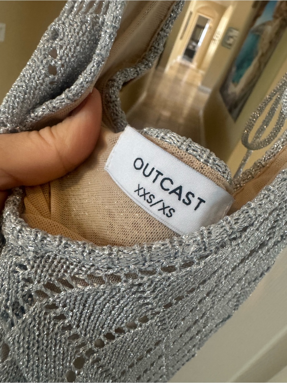 Outcast BEL MAXI DRESS SILVER - Picture 10 of 11